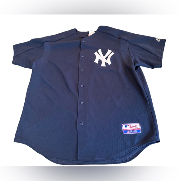 Authentic Majestic New York Yankees Hideki Matsui 55 Jersey Sz 2X Made In USA - Picture 1 of 7